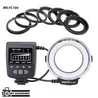 ราคา RING FLASH MEIKE MK-FC100 FOR / CANON / NIKON / OLYMPUS / PANTEX พร้อมส่งในไทย (20410464391)