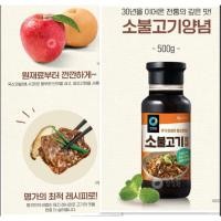 ราคา ซอสหมักเนื้อเกาหลี ซอสเนื้อบูลโกกิ beef bulgogi marinade chungjungwon 500g소불고기양념 500g (28515568065)