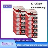 ราคา 50PCS CR1616 Button Cell Coin Batteries For Eaxell 100% Original cr 1616 3V Lithium Battery DL1616 ECR1616 LM1616 For Wa (13896090712)