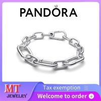 ราคา ขายร้อน 100% S925 เงินสเตอร์ลิงคู่สุภาพสตรีเครื่องประดับ Pandora DIY Bold Link Chain สร้อยข้อมือ 593854ซี00 (26938670008)