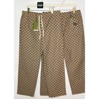 ราคา แนะนำสอบถามไซร์คงเหลือก่อนกดซื้อนะคะ กางเกงขายาว GG Beige & Navy Canvas GG Trousers (15257944785)
