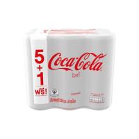 ราคา [สินค้าส่งด่วน] โค้กไลท์กระป๋อง 325มล.X6 COKE LIGHT 325ML.X6 (48008903396)