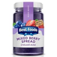 ราคา ✅ Best Foods Mixed Berry Jam 340g. เบสท์ฟู้ดส์แยมมิกซ์เบอร์รี่ 340กรัม (26205791588)