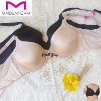 ราคา Maidenform บราไร้สาย Underwire สําหรับผู้หญิง Plain Cup Thin Foam Nude Beige 38E - SLP (57650590721)