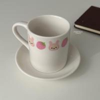 ราคา Korilakkuma strawberry mug and saucer set ชุดแก้วมัคจานรองโคริ (49002004768)
