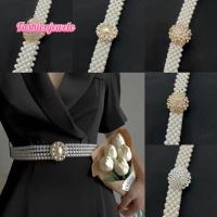 ราคา Fashion jewele เข็มขัดมุก เข็มขัดยางยืด เครื่องประดับมุก ชุดไทย (26173773921)