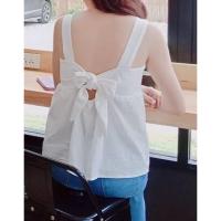 ราคา เสื้อแฟชั่นผูกโบว์ด้านหลัง (White tie) (20761585077)