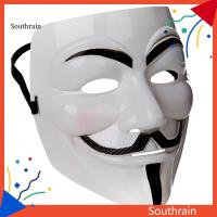 ราคา SOU Anonymous Hacker V สําหรับ Vendetta Master Face Mask ชุดแฟนซีอุปกรณ์ประกอบฉากฮาโลวีน (41129719378)