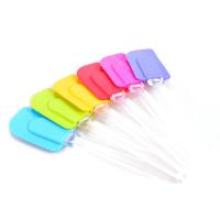 ราคา ไม้พายซิลิโคน ด้ามใส มีให้เลือก 5 สี (สีม่วง//สีฟ้า//สีชมพู//สีแดง//สีส้ม) ขนาด (23ซม.) (27626714881)