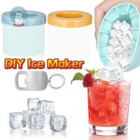 ราคา แม่พิมพ์ลูกบาศก์น้ำแข็งพร้อมฝาสำหรับการทำไอศครีมกลมโฮมเมด DIY ใช้สำหรับตู้เย็นตู้แช่แข็งง่ายต่อการใช้งาน (55857016030)
