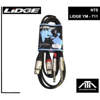 ราคา LIDGE YM-711 สายJ.CANNON - P.MIC ข้างละ2 หัว (10502911007)