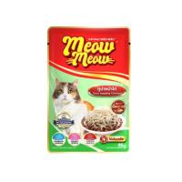 ราคา Meow Meow เหมียว เหมียว 85 g อาหารแมว รส ปลาทูน่า ไก่ในเยลลี่ ( 12 ซอง) (5335412617)
