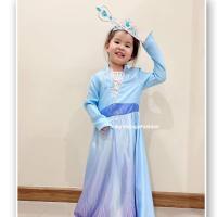 ราคา ชุดเจ้าหญิงเอลซ่ามือสอง**Disney Frozen II+Rubie's แท้!!!ไซส์ 6-8y//ประมาณไซส์130*ชุดเอลซ่าน่ารักกกกก!!!! (23440269769)
