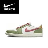 ราคา ♞,♘,♙Jordan Air Jordan 1 Low OG "Year of the Dragon" White green TRD (42704006559)