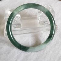 ราคา กำไลหยกพม่าสีเขียวขาวอมเทาม่วงเนื้อแก้วกึ่งเทียน (10515778529)