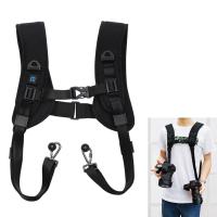 ราคา PULUZ Quick Release Double Shoulder Harness Soft Pad Decompression Foam Strap Belt For DSLR Digital Cameras (22479264136)