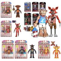 ราคา Flim Five Nights ที่ Freddys Action Figure Funko Pop FNAF Nightmare Foxy Sun Moon Bonnie Chica รูปปั้นตุ๊กตาของเล่น (54555390516)