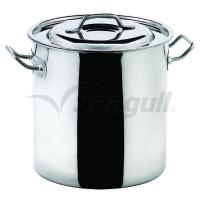 ราคา 100377024 หม้อสตูว์สเตนเลส ทรงสูง 24 ซม. ตราซีกัล(นกนางนวล) (24863813825)