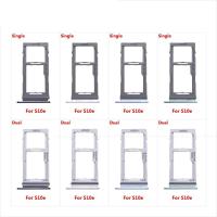 ราคา ซิมการ์ดถาดซ็อกเก็ตสล็อต Reader อะแดปเตอร์สําหรับ Samsung Galaxy S10e G970 Micro SD Card Holder Connector (55207012196)
