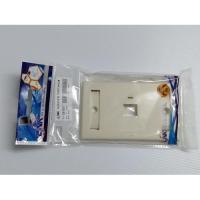 ราคา US2001 FACE PLATE 1 PORT W/ICON(ฝาพลาสติก 1 ช่อง) (2282877295)
