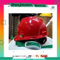 ราคา MERAH MSA หมวกนิรภัย Fullset Red/Safety Helmet Project MSA inner Fastrack plus สายรัดคาง SNI (56551345037)