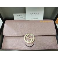 ราคา Used!!! Gucci GG Interlocking WOC (ถอดสายโซ่ได้) (10225106270)