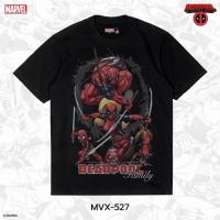 ราคา เสื้อยืดการ์ตูนมาร์เวล ลาย Deadpool ลิขสิทธิ์แท้ Marvel (MVX-527) (44056354188)