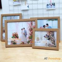 ราคา กรอบรูปตั้งโต๊ะ 13x18 พร้อมลายไม้ - ผิวกระจก (51256094912)