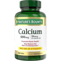 ราคา Natures Bounty Calcium Carbonate & Vitamin D, พอร์ต Immune Health & Bone Health, แคลเซียม 600 มก. & 800IU วิตามิน D3, 250 เม็ด (55908497005)