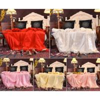 ราคา ผ้านวมแพร สีสวยไฮโซ 6x7.5ฟุต 180x220cm ห่มแล้วเย็น ผ้านิ่ม ห่มสบาย (849729955)