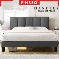 ราคา FINSSO: เตียง เตียงนอน พร้อมหัว ขนาด 3 ฟุต 3.5 ฟุต เตียงนอน 5ฟุตเตียงนอน 6ฟุต โครงไม้ คุณภาพดี Divan Bed Frame (15450350236)