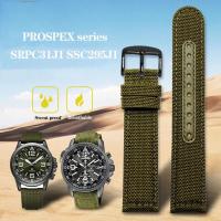 ราคา 21 มม.22 มม.สายนาฬิกาไนลอนสําหรับ Seiko PROSPEX นาฬิกากีฬากลางแจ้งกันน้ํา SRPC31J1 ชาย Series SSC295J1 ผ้าใบสร้อยข้อมือ 3MIF (56004041291)