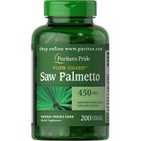 ราคา Puritan's Pride Saw Palmetto 450mg ขนาด 200เม็ด 05/2028 (40519365144)