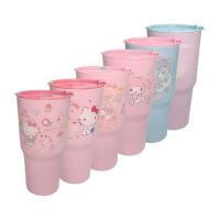 ราคา แก้วน้ำชั้นเดียว แก้วน้ำพลาสติก ลายการ์ตูนซานริโอ ความจุ 24 ออนซ์ Cup PP 24 oz Hello Kitty Sanrio VaniLand (27230429061)