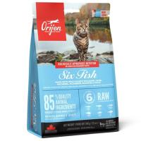 ราคา ออริเจ้นอาหารแมวสูตรปลา6ชนิด 340กรัม Orijen Cat Food Six Fish 340g. [หมายเลขบาร์โค้ด 0064992281342 ] (52058008593)