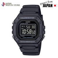 ราคา CASIO นาฬิกาข้อมือ CASIO รุ่น W-218H-1BVDF วัสดุเรซิ่น สีดำ【หุ้นญี่ปุ่น】 (51905941192)