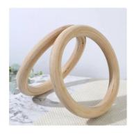 ราคา ห่วงออกกำลังกายไม้เบิร์ช ห่วงยิมนาสติก Gymnastic Rings(ไม่รวมสายรัด) 2ชิ้น (26704380177)