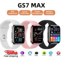 ราคา นาฬิกาอัจฉริยะ Smartwatch GS7 MAX นาฬิกากีฬาตรวจสอบอัตราการเต้นของหัวใจ รับโทรศัพท์ เต็มหน้าจอ การจัดส่งที่รวดเร็ว (18688323264)