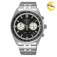 ราคา SEIKO Quartz Chronograph Racing sports นาฬิกาข้อมือผู้ชาย (ไซโก) รุ่น SSB429P ขนาด 41.5 mm สีดำ (48157799864)