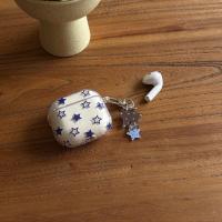 ราคา สําหรับ Apple airpods PRO 3 2 1 4 gen กรณีโปร่งใส Blue Stars ใน Apple AirPods Pro รุ่นที่สองหูฟังกรณีขายร้อน Apple AirPods 1 2ins แฟชั่นอินเทรนด์ Apple airpods หูฟังกรณีป้องกัน (46608371663)