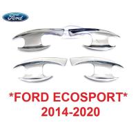 ราคา Ford ecosport 2014 - 2020 เบ้ามือจับประตู ฟอร์ด อีโค่ สปอร์ต เบ้ารองมือเปิด เบ้ากันรอย เบ้าประตู ถาดรองมือเปิดประตู (28572539030)