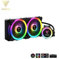 ราคา Gamdias Chione CPU Liquid Cooler ARGB AIO Cooler (120 มม. x 2 แฟน) M2A 240R | คูลเลอร์ซีพียูเหลว RGB แบบแอดเดรส (57754586958)