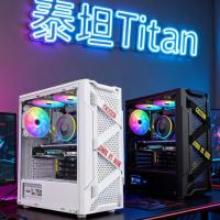 ราคา (SAMA) Titan Pro computer case desktop computer case fully transparent game case water-cooled ATX motherboard backline c (20482488793)