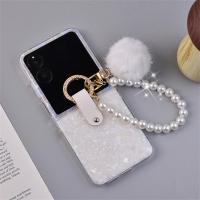 ราคา เคสโทรศัพท์ลายเปลือกหอยหรูหราพร้อมแหวน Hairball จี้สร้อยข้อมือมุกสําหรับ Xiao Mi Mix Flip Mixflip ฝาหลัง (28278972264)