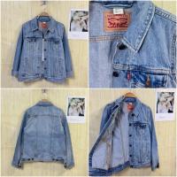 ราคา ลี วายส์ Levi’s ญ ช ใส่ได้ อก32-34 แจ๊คเก็ตยีนส์มือสองของแท้สภาพดีไม่มีตำหนิ (27368068608)