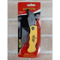 ราคา Anton คัตเตอร์ พับ มีดปอกสายไฟ คัคเตอร์พับแถมใบ คัตเตอร์อเนกประสงค์พับได้ (5172589568)