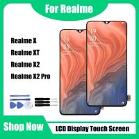 ราคา สําหรับRealme X XT X2 Realme X2 ProจอแสดงผลLCD Touch Screen Digitizer Assemblyเปลี่ยน (52109252376)