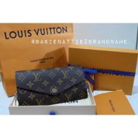 ราคา (แท้100%) NEW Louis Vuitton Sarah Wallet monogram (2300431119)