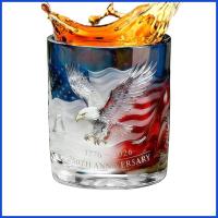 ราคา Bourbon Glass America 250th Eagle Glassware ฐานกว้างสุราแก้ววิสกี้สําหรับชายพ่อสามีบรั่นดี Tequila bantkph (51707082062)