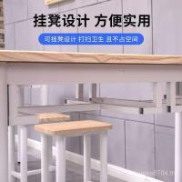 ราคา บริษัทโรงงานโรงอาหารอาหารจานด่วนร้านอาหารยาวโต๊ะเก้าอี้พนักงานโรงอาหารโต๊ะรับประทานอาหารเก้าอี้คนงานโต๊ะรับประทานอาหารโรงเรียน 4ทํา (44808591635)